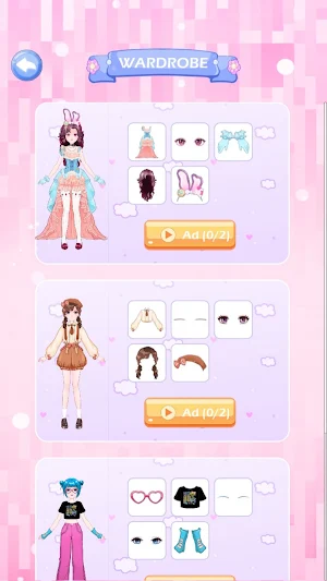 Anime Fashion - Doll Dress Up Screenshot 3
