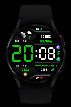 Sport 2 Mod Digital Watch Face Screenshot 1