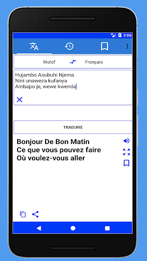 Traduction Francais Wolof Screenshot 2