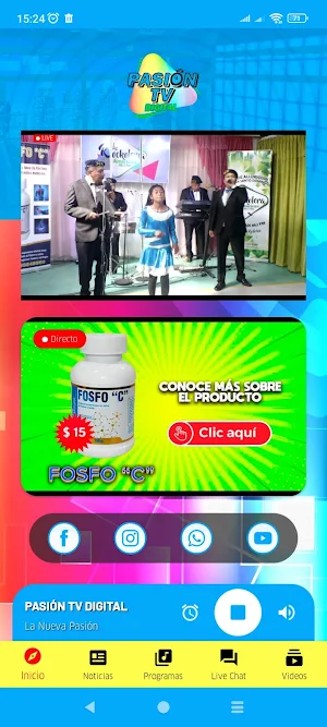 Pasion Tv Digital Screenshot 1