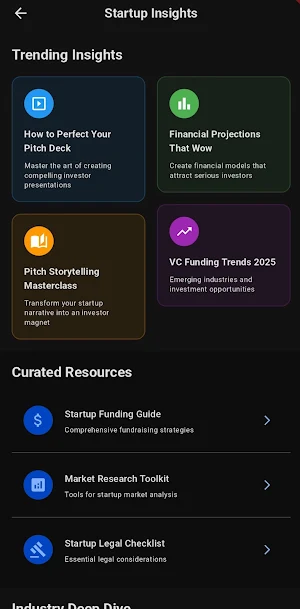 Flow Entrepreneurs App Screenshot 1