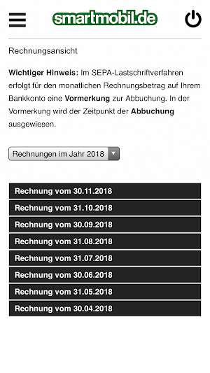 smartmobil.de Servicewelt Screenshot 1