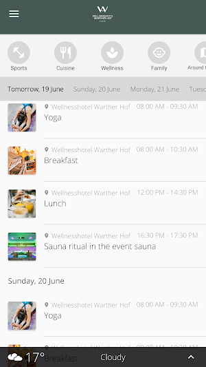 Wellnesshotel Warther Hof Screenshot 1