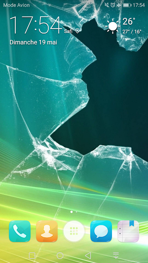 broken glass wallpaper Screenshot 0