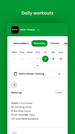 IMOC Fitness Screenshot 3