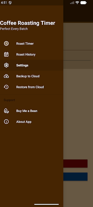 Coffee Roasting Timer Screenshot 1