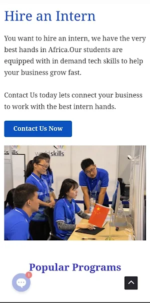 GWC Tech School LMS Screenshot 1