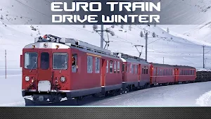 Euro train Drive Winter Screenshot 0