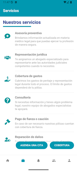 Médico Legal Screenshot 1