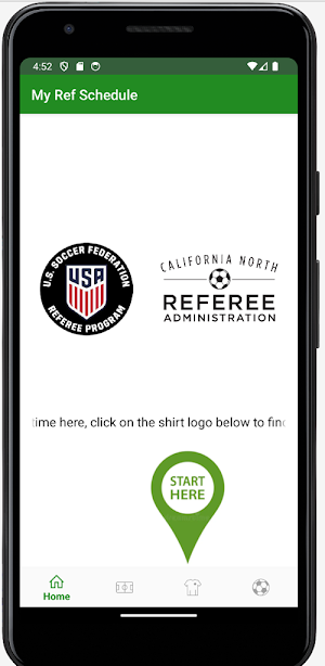 My Ref Schedule Screenshot 1
