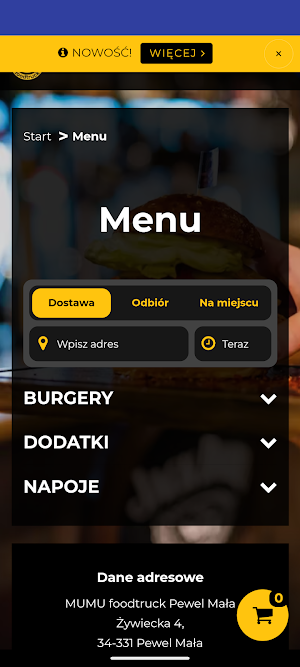 MUMU foodtruck Pewel Mała Screenshot 0