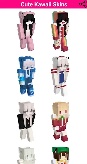 Cute Kawaii Skins MC Screenshot 1