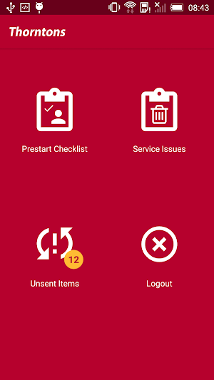 Thorntons Driver App Screenshot 0