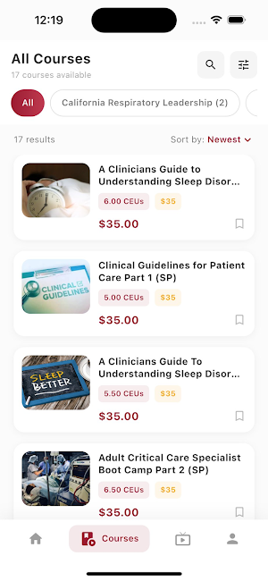 AT Respiratory Lectures Screenshot 3