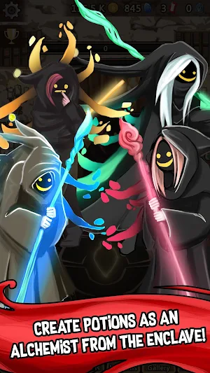 Alchemy Clicker - Potion Games Idle Fantasy Rpg Screenshot 0