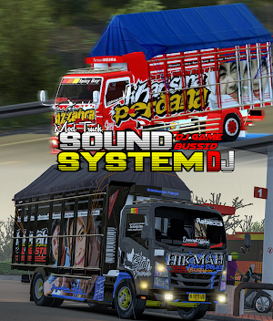 Mod Truck Sound System Dj Game Bussid Screenshot 0