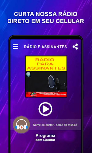 RÁDIO P/ ASSINANTES Screenshot 1