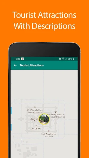 Siem Reap Offline Map and Travel Guide Screenshot 0