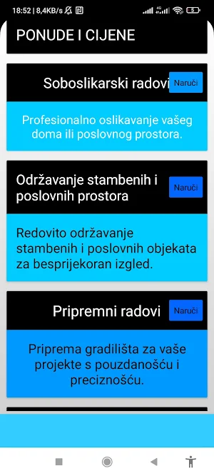 Lovrinovic Gradnja Screenshot 3