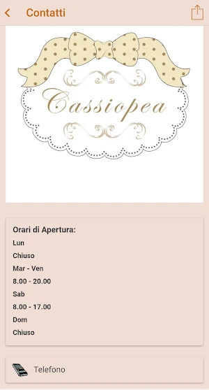 Cassiopea Istituto Bellezza Screenshot 1