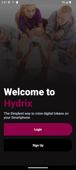 Hydrix - Free Token Mining Screenshot 0