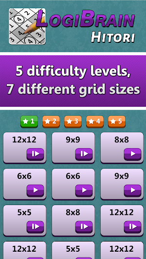 LogiBrain Hitori Screenshot 0