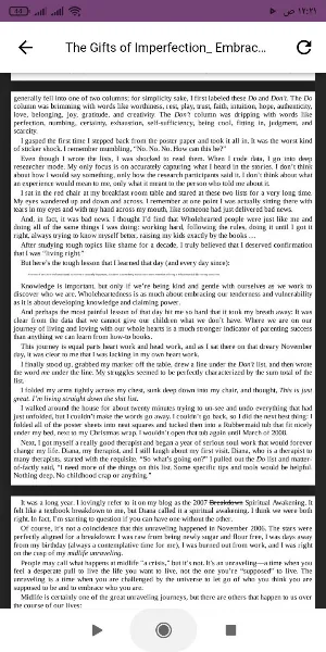 The Gifts of Imperfection Screenshot 1
