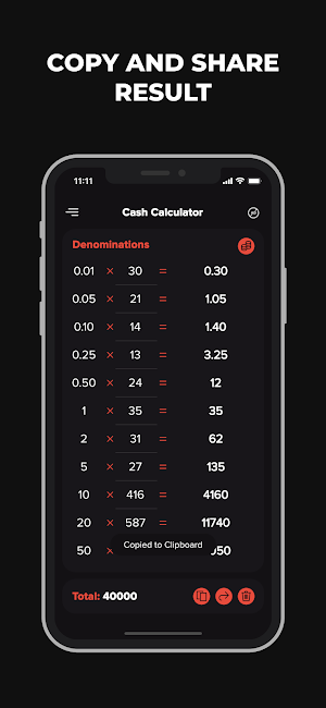 Cash Calculator: Money Counter Screenshot 1