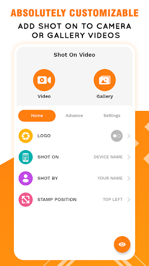 Shot On Video Stamp: ShotOn Stamp Camera & Gallery Screenshot 2