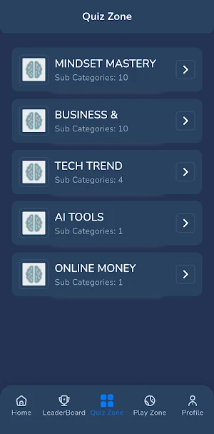BrainFueler quiz app Screenshot 3