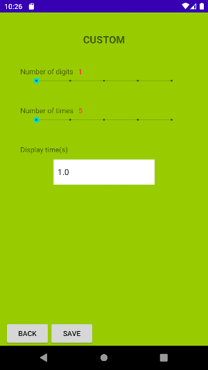 flash mental arithmetic Screenshot 2