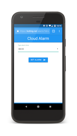 Cloud Alarm Screenshot 1