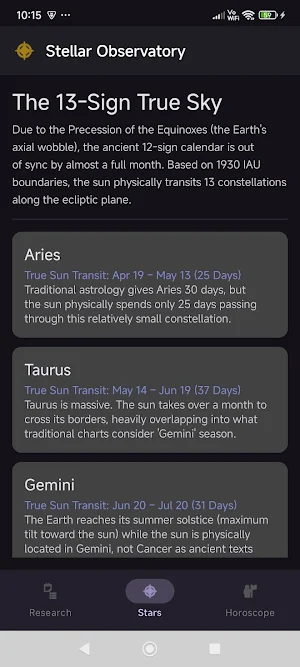 Stellar Observatory Screenshot 1
