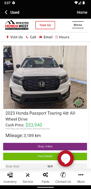 Wheaton Honda West Screenshot 3