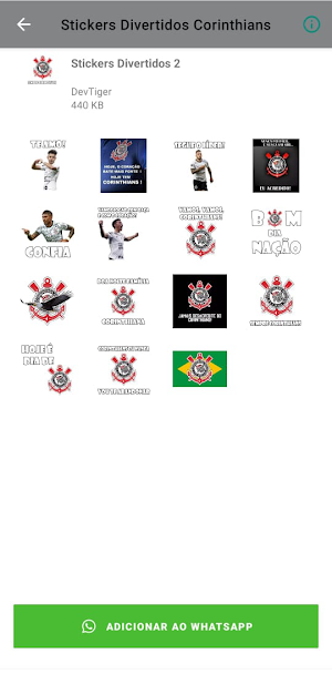 Fun Corinthians Stickers Screenshot 1