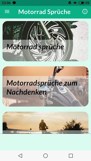 Motorrad Guten Morgen & Nacht Screenshot 0