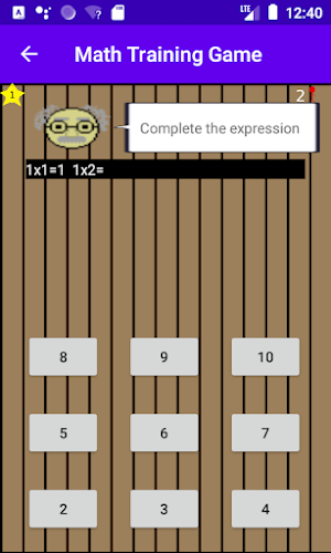 Math Training Game Screenshot 2