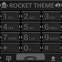 Theme Black Carbon RocketDial