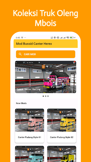 Mod Bussid Truck Canter Herex Screenshot 3