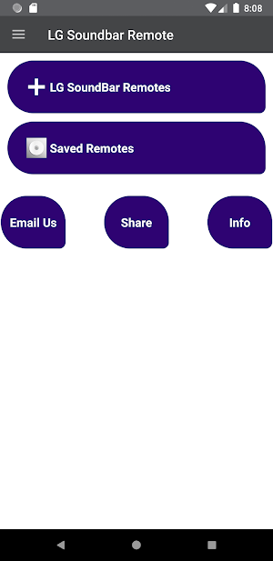 LG Soundbar Remote Screenshot 0