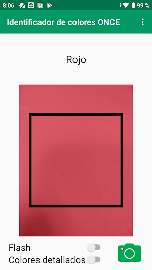 Identificador de colores ONCE Screenshot 0