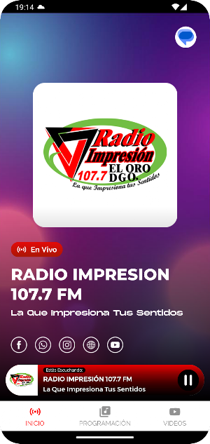 Radio Impresión 107.7 FM Screenshot 1