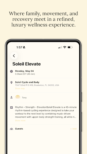 Soleil Cycle & Body Screenshot 3
