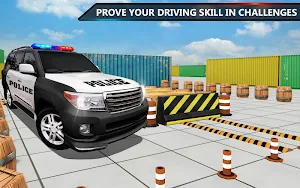 Police Jeep Spooky Stunt Parking 3D 2 Screenshot 2