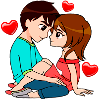Love Story Stickers