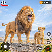 Lion Family Simulator Game
