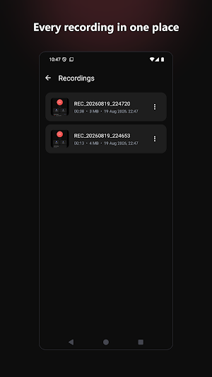 Boring Record Screen Recorder Screenshot 2