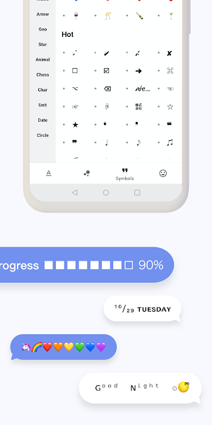 🔠Cool Fonts Keyboard for Instagram Screenshot 3