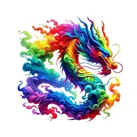 Rainbow Dragon Live Wallpaper