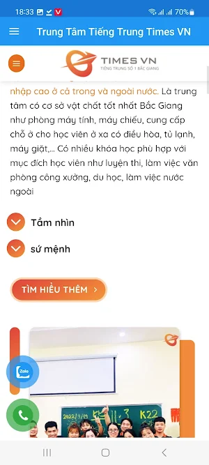 Trung Tâm Tiếng Trung Times VN Screenshot 1